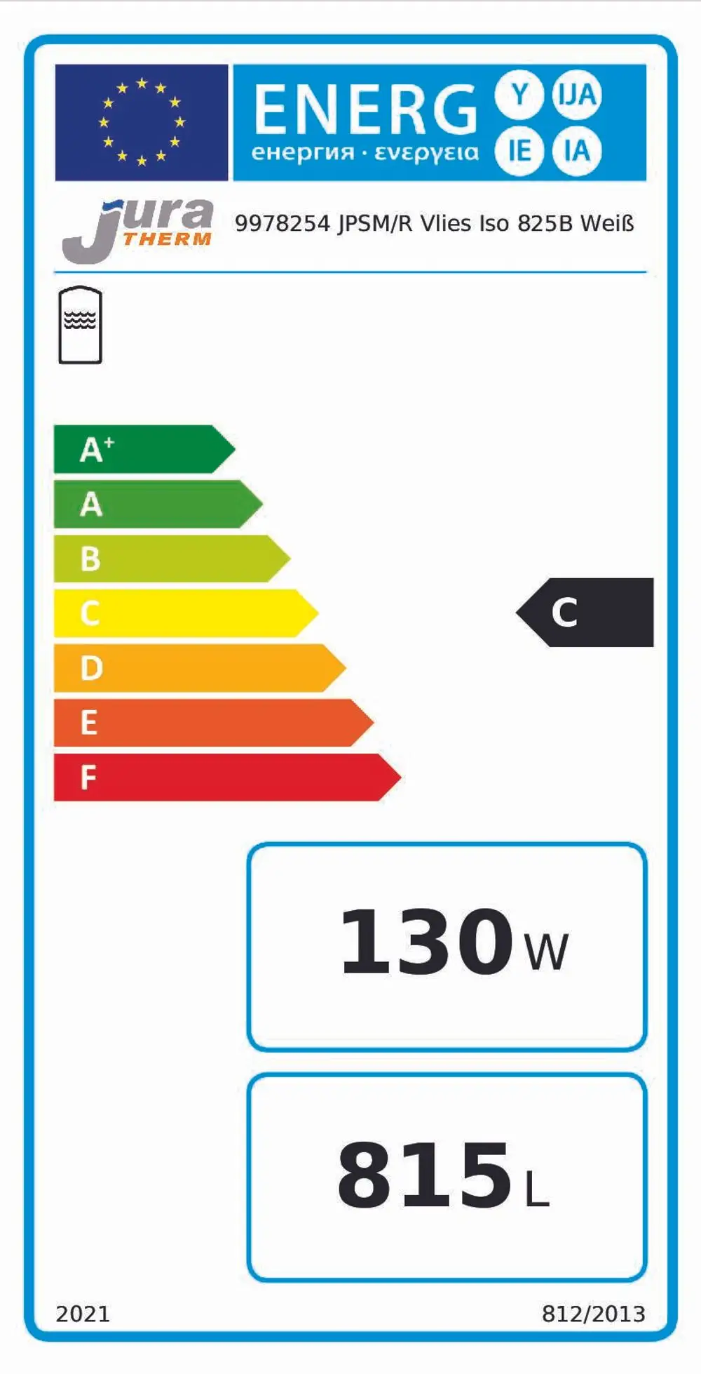 Juratherm-Vlies-Isolierung-JPSM-R-RR-JPSL-R-RR-Typ-825B-Weiss-Isolierstaerke-130-mm-9978254_9978254 Energieeffizienzklasse C